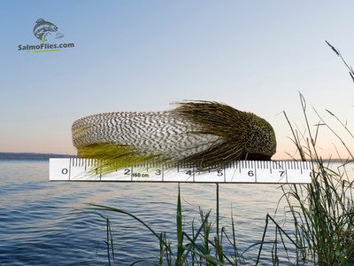   3er Set Zoo Cougar Streamer (Olive/Natur)   6,5 cm | #2 | Koppen-Imitat