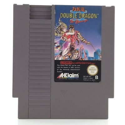 Nintendo NES Spiel: Double Dragon II the Revenge - Modul Schutzhülle (PAL-B EEC)