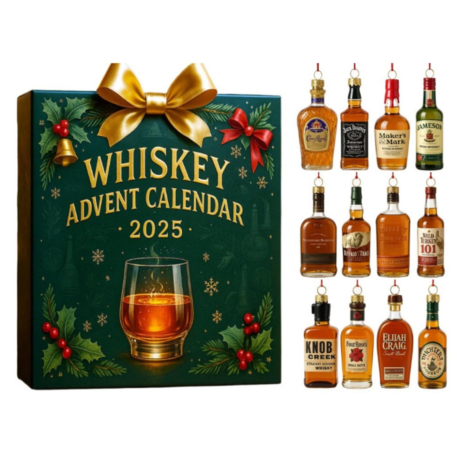 2025 Whiskey Advent Calendar: 24 Days Without Repetition, Christmas Decor