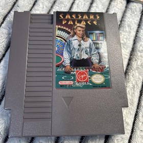 NES VEGAS DREAM & CAESARS PALACE ORIGINAL AUTHENTIC CLEAN CART MANUAL CASE 