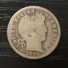 Super Key 1895-O Barber Silver Dime, G.  G3
