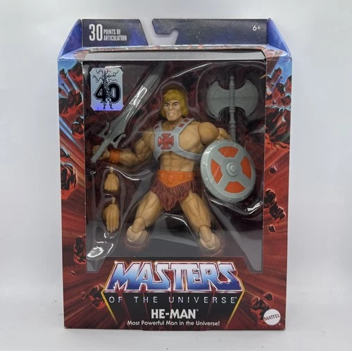 Masters of the Universe  Masterverse He-Man 40th Anniversary Figure  Motu