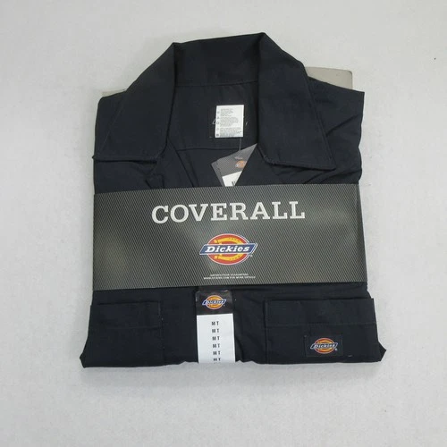 Dickies Coveralls Size MT Short Sleeve Workwear Dark Navy 33999DN New - product listing photo