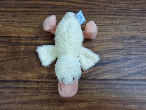 Peluche anatra 6" TOODLES bambino gund sonaglio giallo chiaro anatra 5849 peluche - Foto 3 di 7