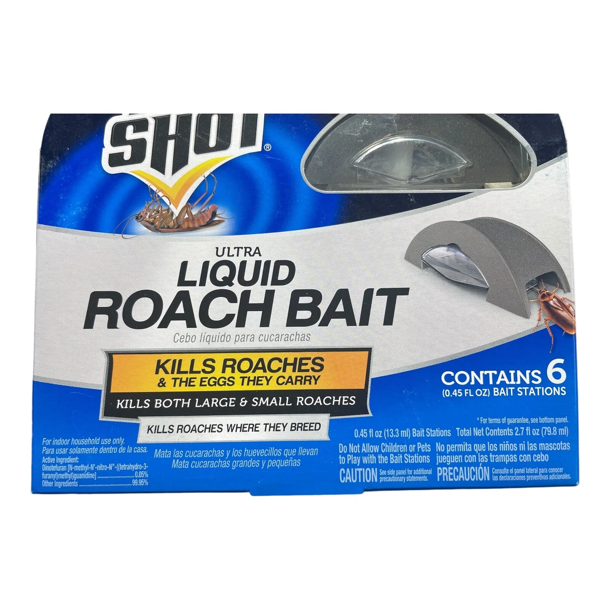 Hot Shot Ultra Liquid Roach Bait Traps, Count, Roach, 52 OFF