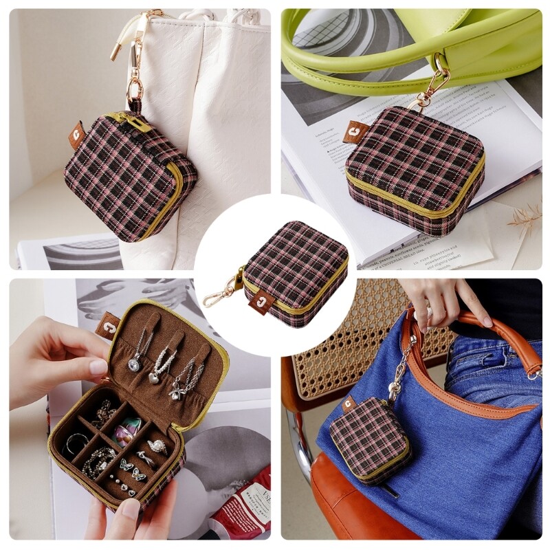 Stylish Compartment Jewelry Holder Accessory for Home and Office Travel