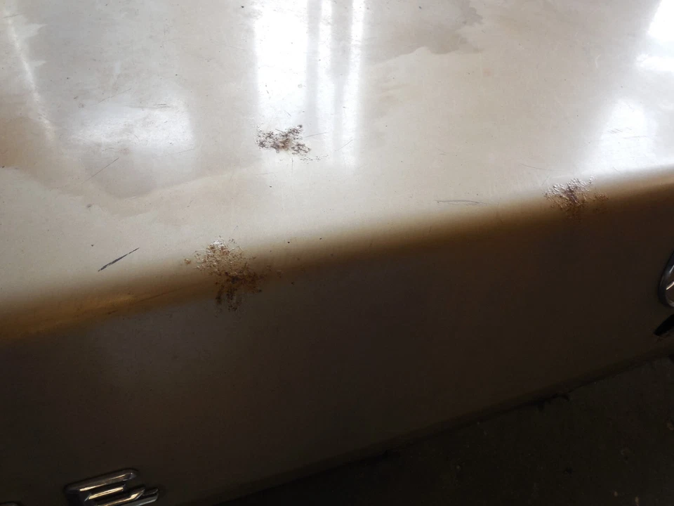 Rear Trunk Lid Panel Beige 84-93 Mercedes Benz W201 190E 190D PICK UP ONLY 11733 - Image 3 of 4