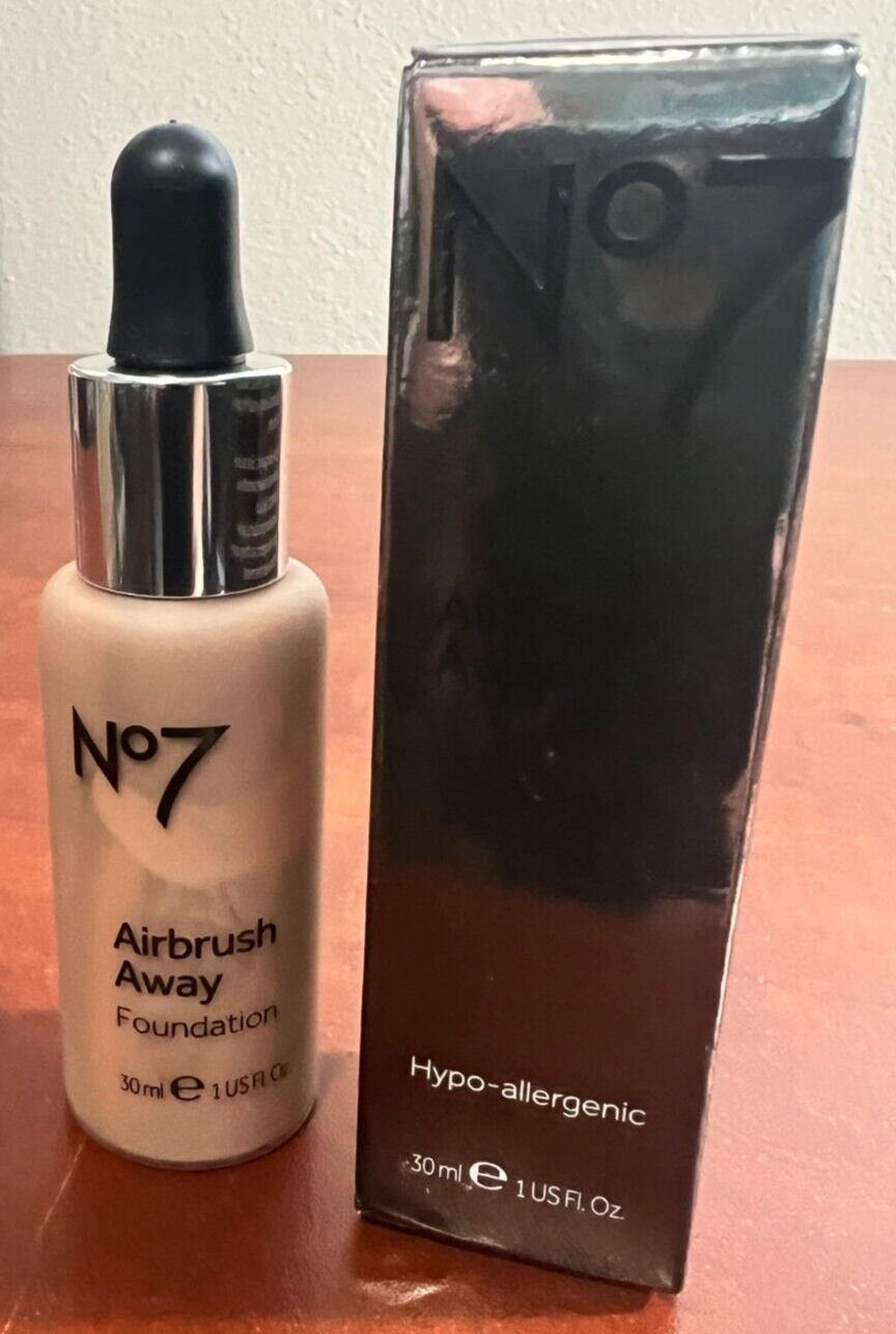 NO7 AIRBRUSH AWAY FOUNDATION WHEAT HTF NIB free, shipping eBay