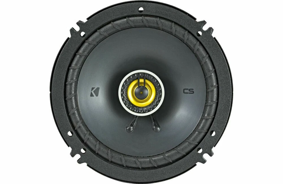 4) Altavoces coaxiales de audio para automóvil Kicker 46CSC65 CS Series 6,5" 600 W RMS de 2 vías Foto 3 de 4