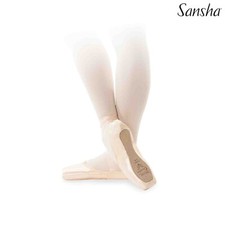 Sansha Dubutante Pointe Shoe Pink Size 6M
