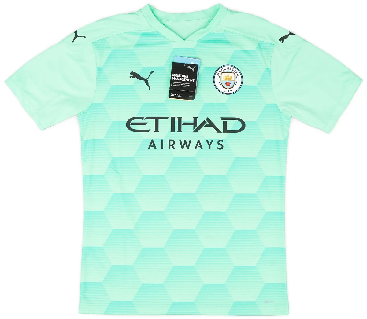 Men's 2020-2021 Manchester City Ederson Authentic Mint Green GK