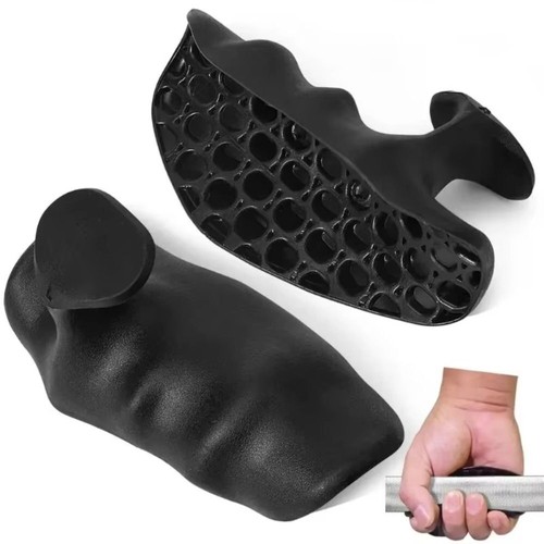 1 Pair Elastic Weight Lifting Grips Ergonomic Silicone Palm Grips Men Women - Picture 6 of 14