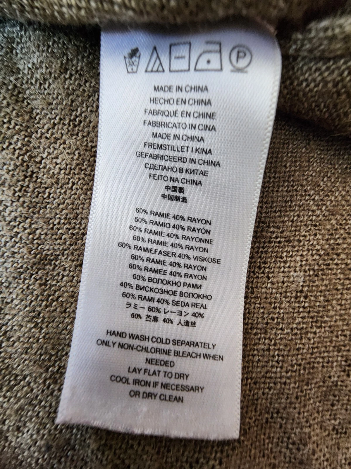 Felpa con cappuccio Michael Kors donna misto rayon verde oliva taglia small spedizione gratuita