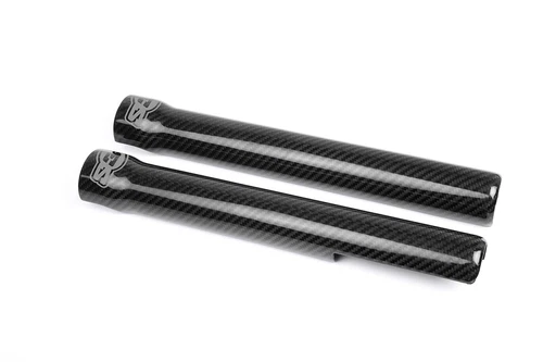 S3 Tech / Showa Carbon Fork Protectors Black Sherco Vertigo Gasgas Montesa