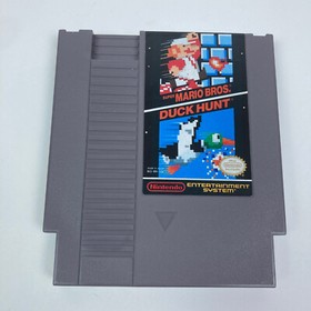 Super Mario Bros / Duck Hunt NES Game with sleeve
