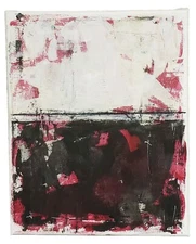 No.915 Original Abstract Modern Minimal Urban Textured Painting By K.A.Davis