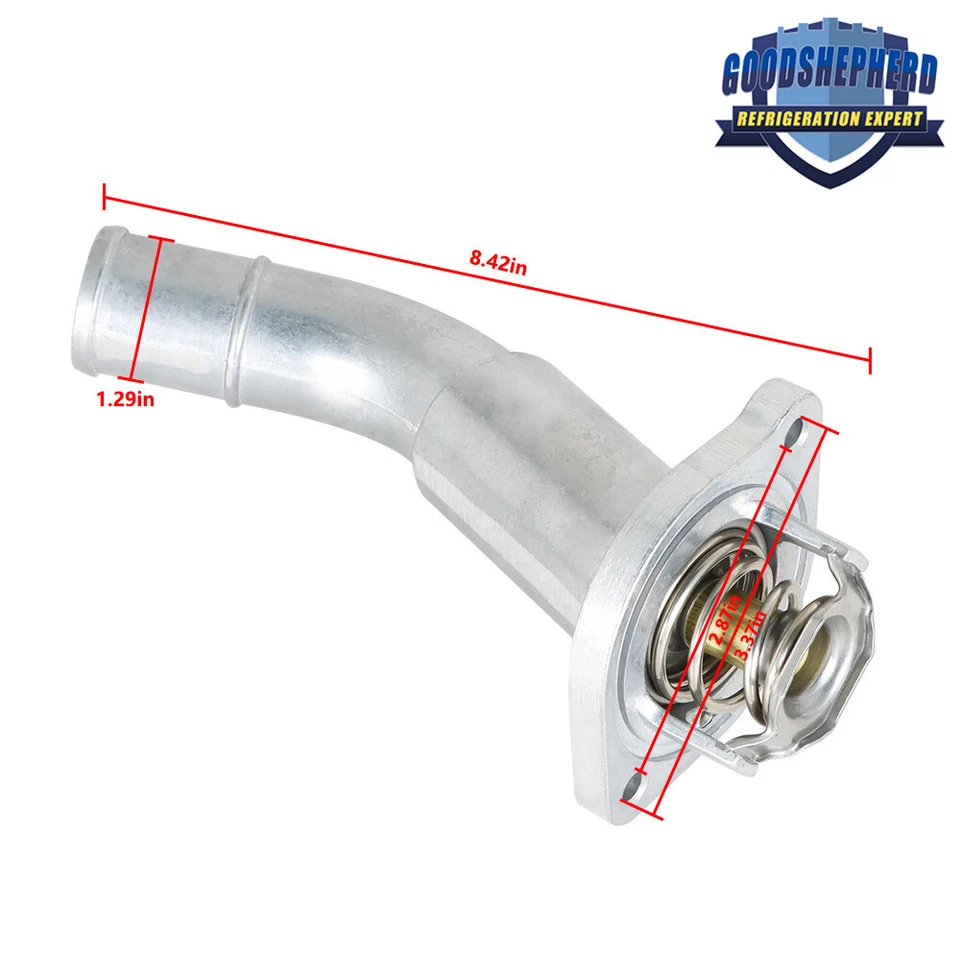 Carcaça de termostato para Chevrolet Trailblazer GMC Envoy/Envoy XL 4.2L 2002-2008 - Imagem 2 de 4