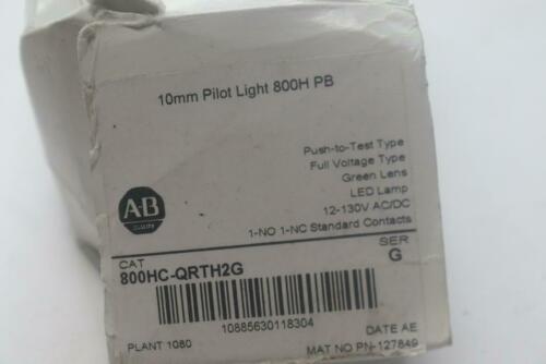 Allen-Bradley LED Type 4/4X/13 Pilot Light 1 NO-1 NC Green 30.5mm 800HC ...