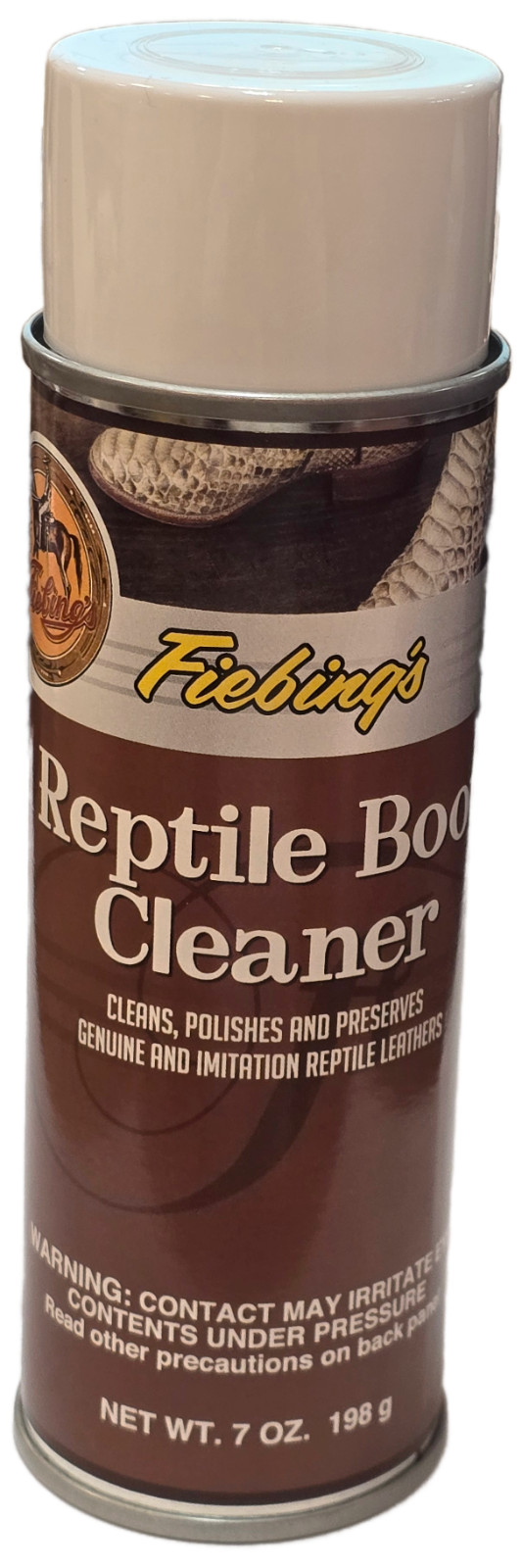 Limpiador de botas Fiebing's Pulidor para cuero de reptil de imitación genuina 7 OZ