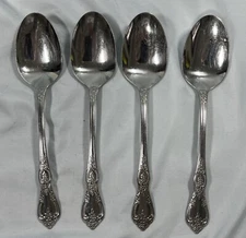 Oneida St. Ives Oneidaware Stainless Flatware - Serving Spoon - 8" - Set Of 4