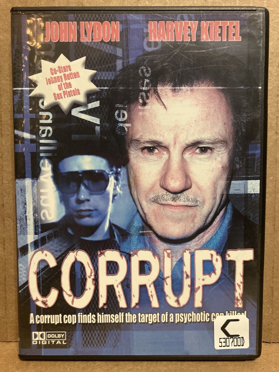 CORRUPT DVD 1983 Harvey Kietel Co-Stars Johnny Rotten of Sex