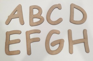 5cm Mdf Wooden Words Wood Letters Alphabet Name Wedding Home Decor Baby Sign15 Ebay