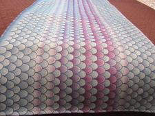 TABLE RUNNER,  17 X 72 inches, FISH SCALE DESIGN,  Felt Fabric