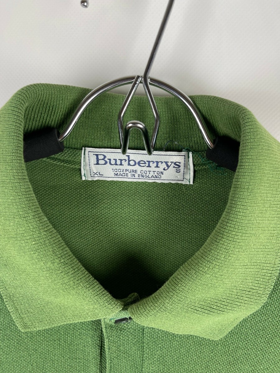 Burberrys vintage logo made in England polo shirt | eBay Burberrys vintage logo made in England polo shirt | eBay