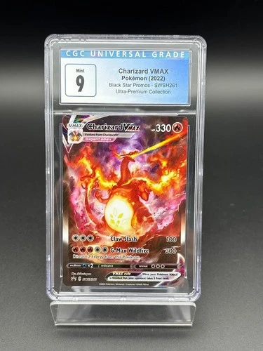 Charizard VMAX CGC 9 SWSH261 Black Star Promo Ultra Premium Collection Pokemon