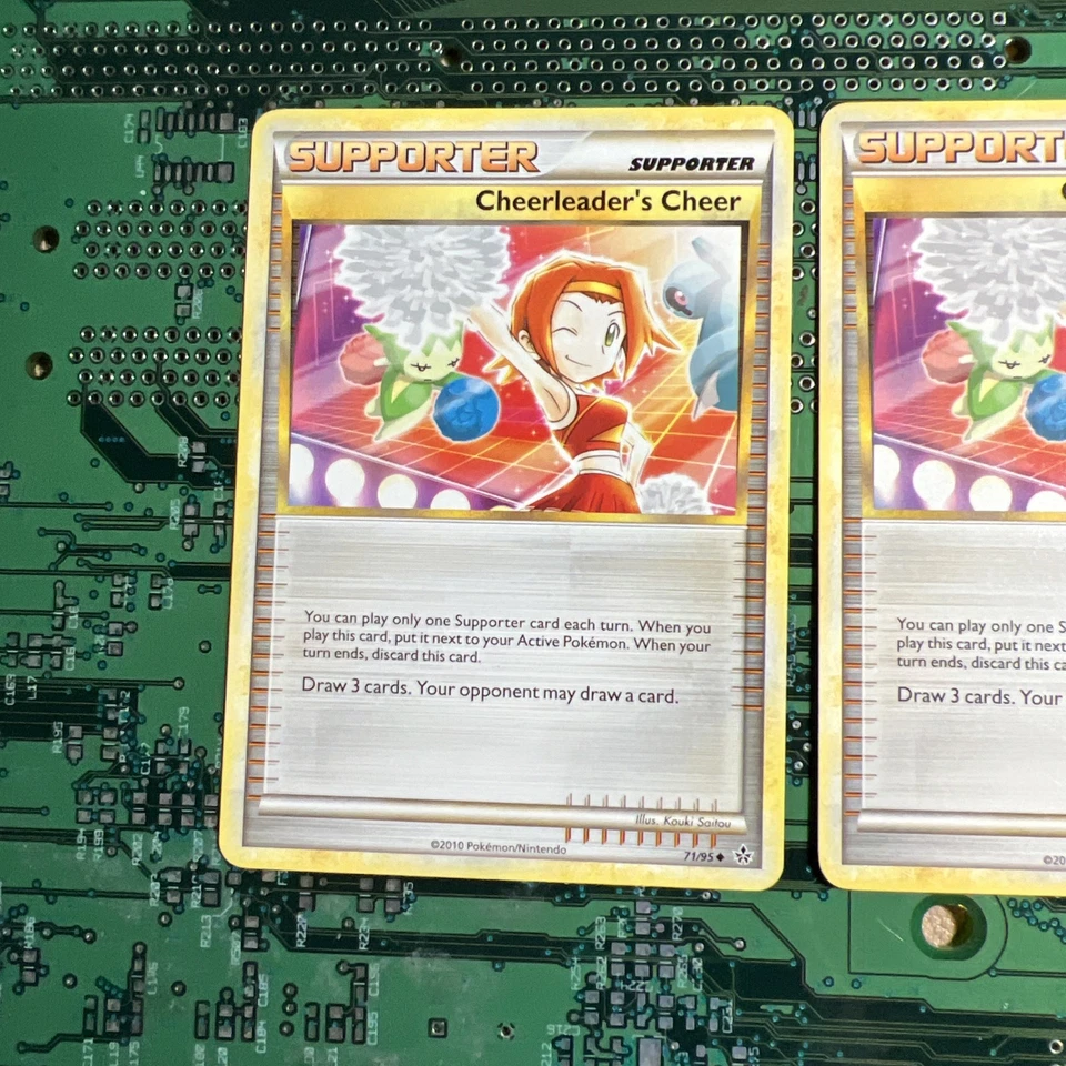 Cheerleader's Cheer 71/95 Unleashed Pokemon Card Trainer Non-Holo 2 - Image 2 of 4