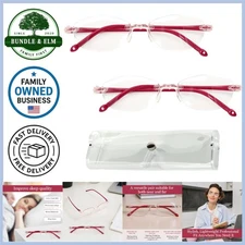 Auto Focus Glasses 2 Pack Self Adjusting Blue Light Protection Unisex