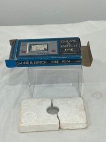 Vintage 1980 Nintendo Game&Watch Fire NICE Condition with box