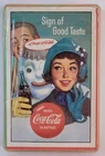 Rare Vintage Coca-Cola Deck Of Sealed Playing Cards With Tax Stamp