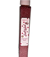 NEW Red Velvet Mini Pink Bath Pearls For Women, Sweet Cherry Oil Shea Butter
