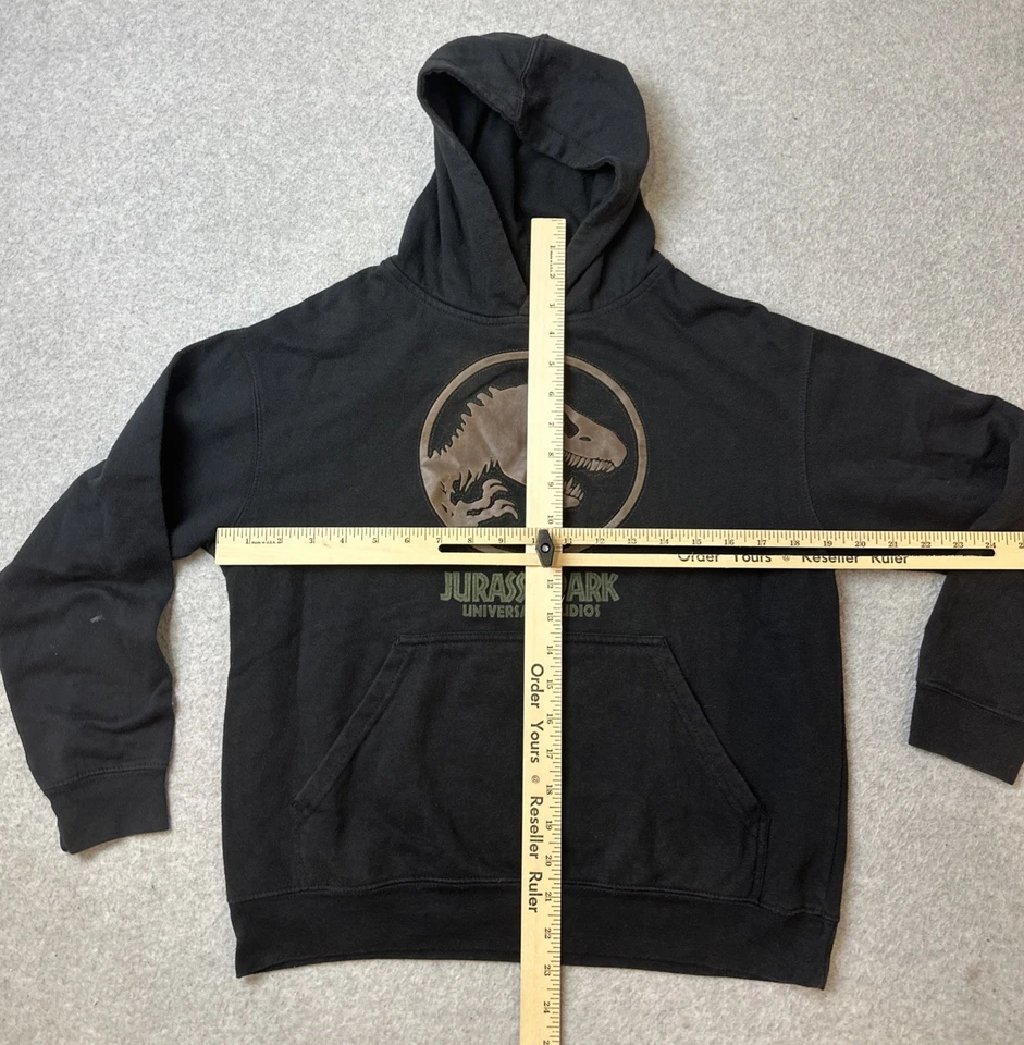 Толстовка с капюшоном Universal Studios детская Jurassic Park черная для мальчиков размер L 2015 - Изображение 4 из 4