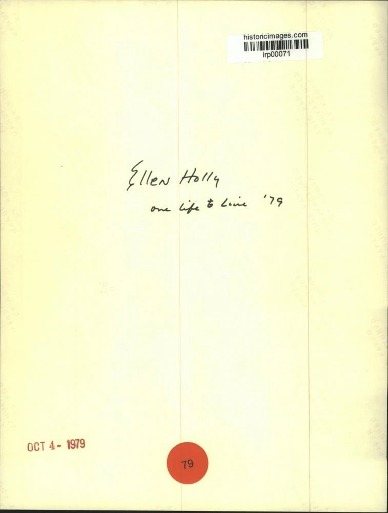 1979 Press Photo Actress Ellen Holly stars in "One Life To Live" - lrp00071 - 画像2/2