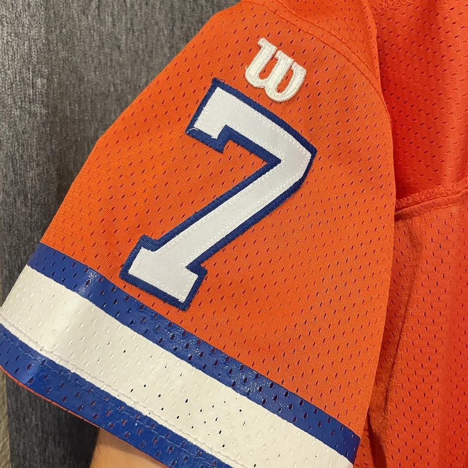 CAMISETA ELWAY 42 VINTAGE HECHA EN EE. UU. WILSON PRO LINE AUTÉNTICA DENVER BRONCOS #7 Foto 4 de 4