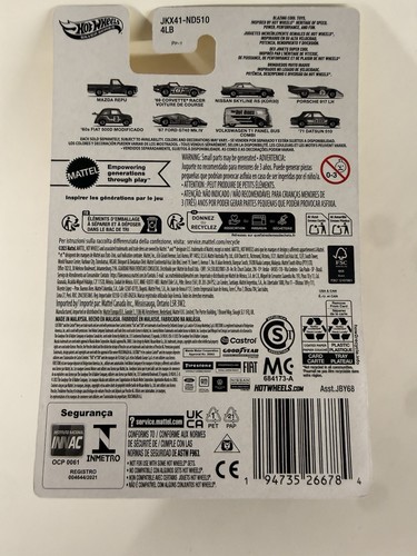 2025 Hot Wheels The Hot Ones Diecast Metal Racer 2/8 69 Corvette Racer Blue - Bild 6 von 6