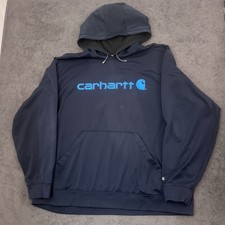 Carhartt Hoodie Mens 3XL pull over Force Extremes Relaxed Fit  Navy Blue 102314