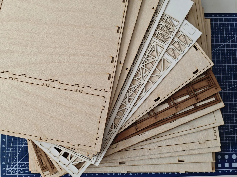 Slotcar Paisaje Edificio 8 Unidades Pozo y Garajes Foto 2 de 4