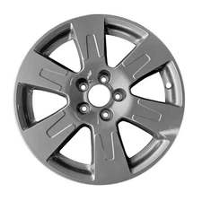 18x8 6 Spoke Used Aluminum Alloy Wheel Painted Medium Charcoal Metallic