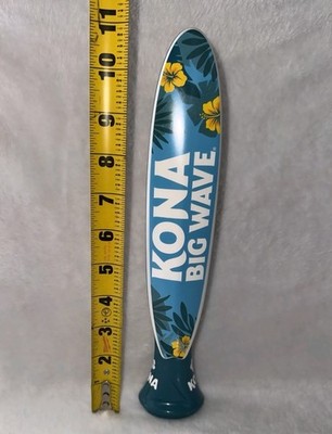 NIB Kona Brewing Big Wave Surfboard Hawaii Beer Tap Handle 11 