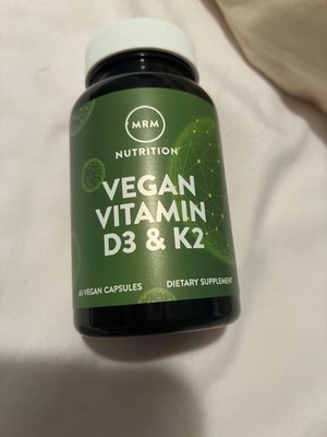 MRM Nuturition Vegan Vitamin D3 2,500 IU | Bone + Immune Health | Made from lich