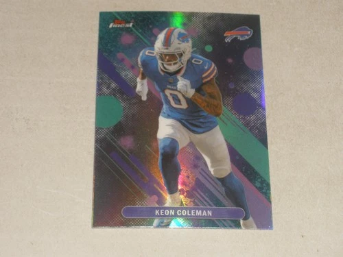2025 Topps Finest Refractor #83 Keon Coleman