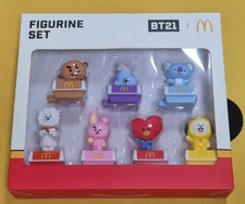 BTS BT21 Figures Toy Figurine Set x McDonald's Collectors Kit KOREA MD