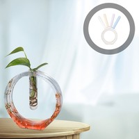 Blumen Vasen Hydroponische Schimmel Diy -Vase -Form Silikon-Bastelform