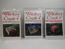 Lot of 3 Whiskey Creek Ink, Cross Stitch Boxes