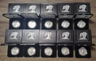 10 2025 W Burnished American Silver Eagles OGP COA
