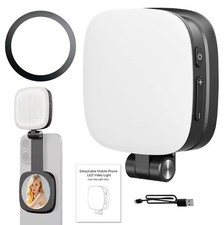 Selfie LED Light Portable Magnetic Foldable for Any Phone Rechargeable 360° Ring