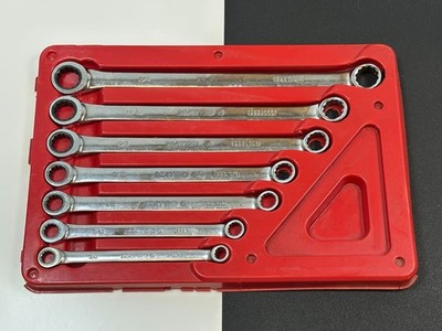   Matco Tools USA SGRBL7T Pro Swing 7pc Box End Ratcheting Wrench Set, 12 Pt.